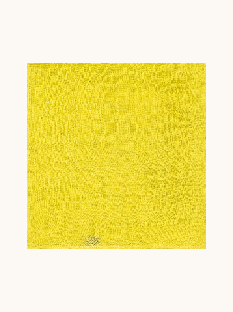 Sling 100% linen in lime green 57cm x 72cm image 3