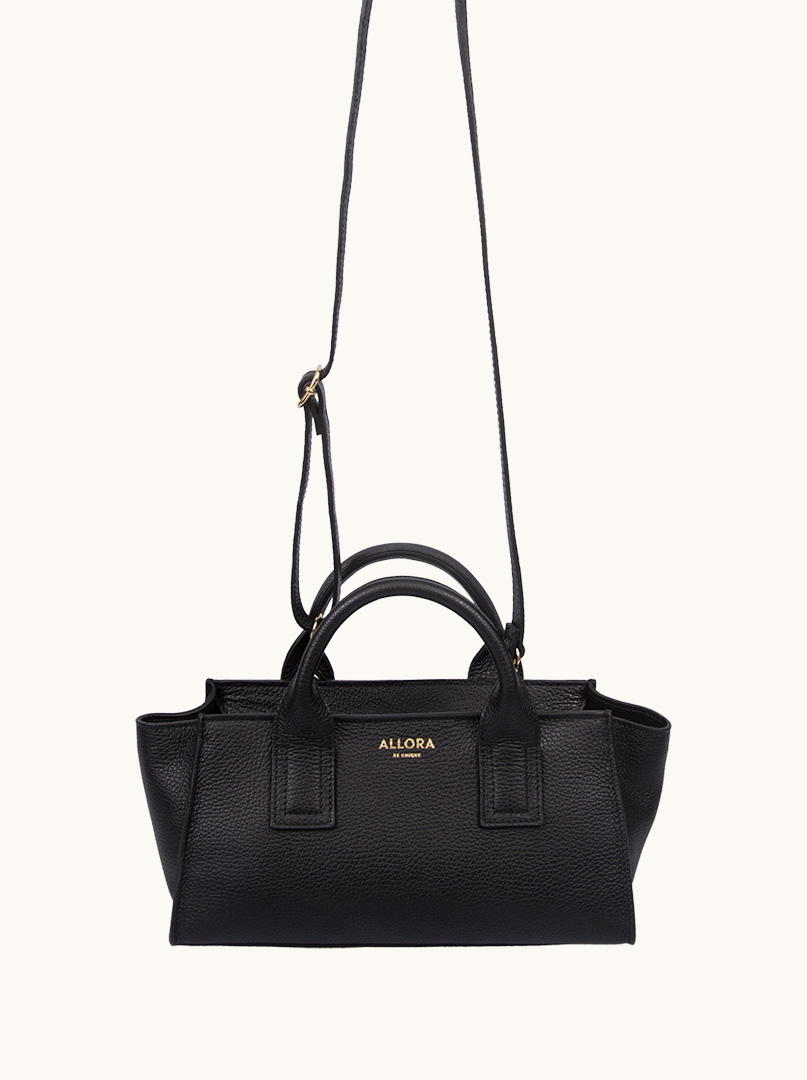 Leather TOTE bag black PREMIUM image 3