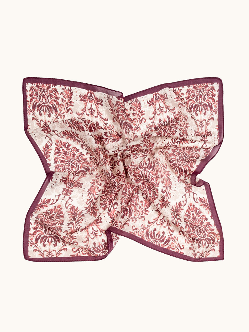Small silk scarf SILVA 53x53 cm PREMIUM image 3